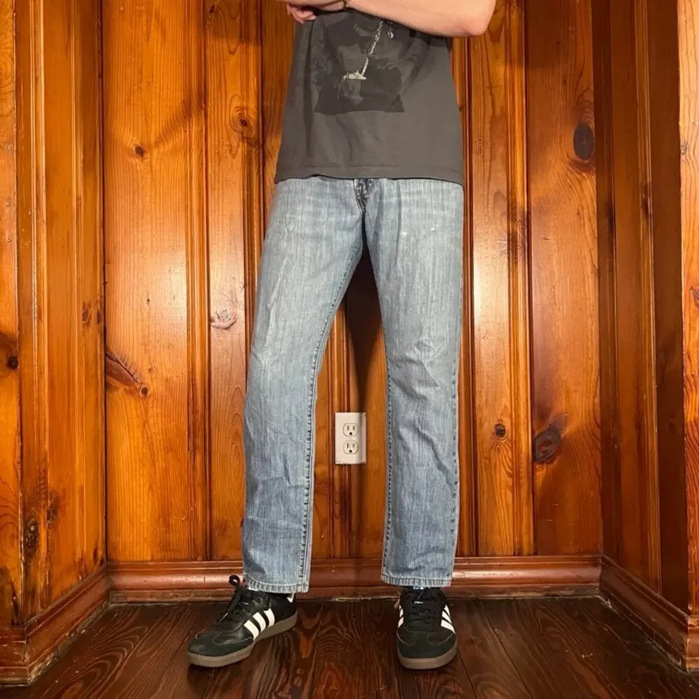 Levi's 33x28 Y2K Jeans Blue Straight
